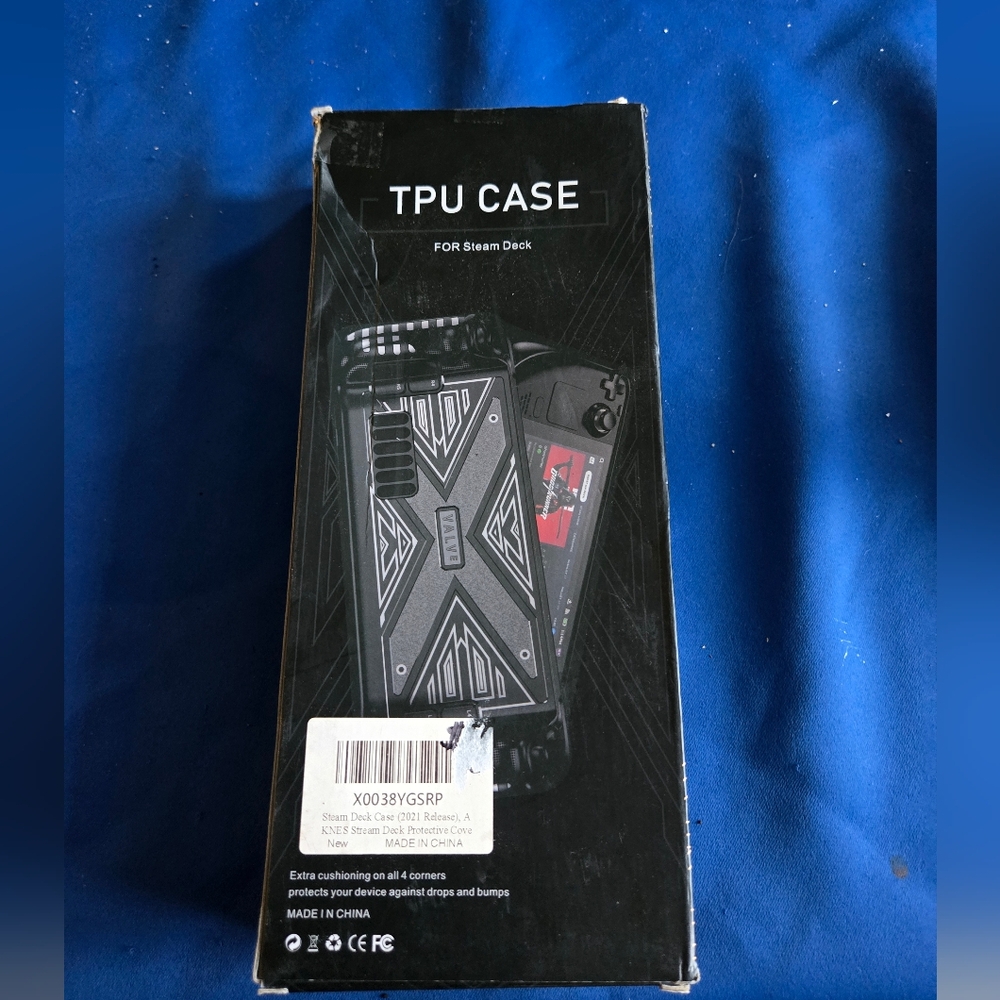NWT Geometric Black TPU Case for Steam Deck